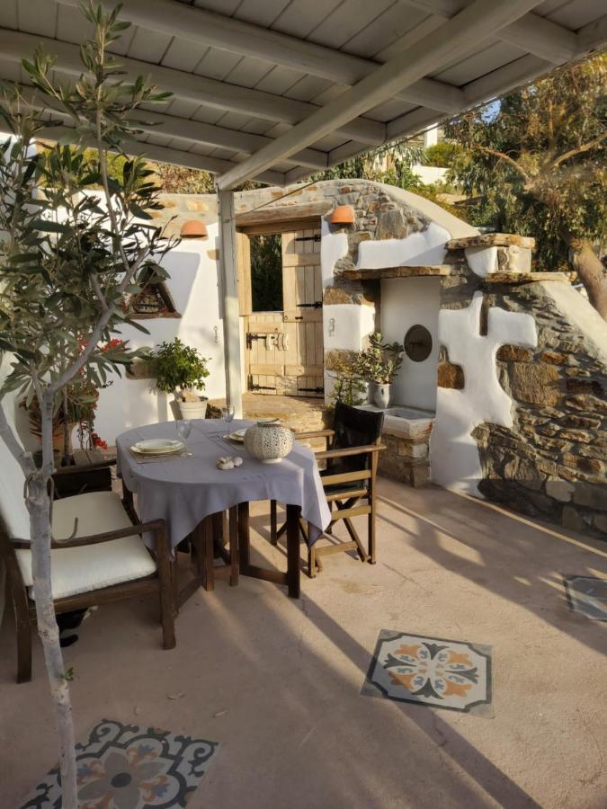 Romantic Sunset Cycladic House In Sotires Moni Christou Dasous Exterior photo