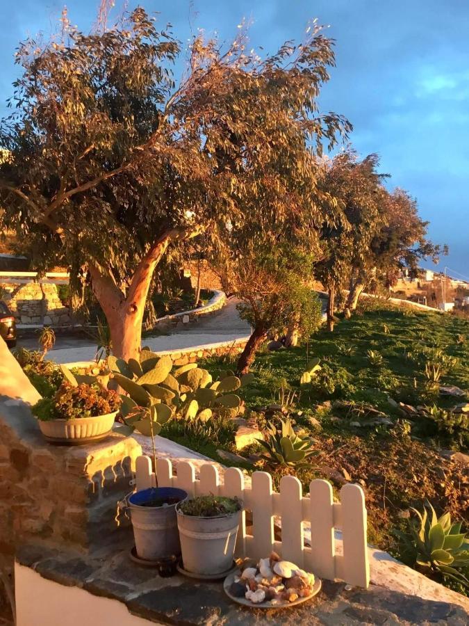 Romantic Sunset Cycladic House In Sotires Moni Christou Dasous Exterior photo